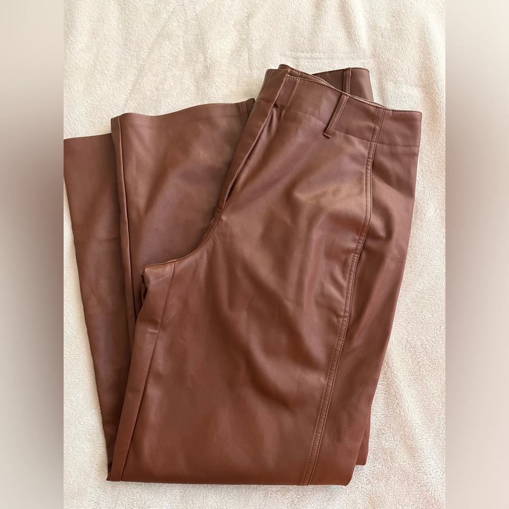 Artizia ascendant leather pants pants